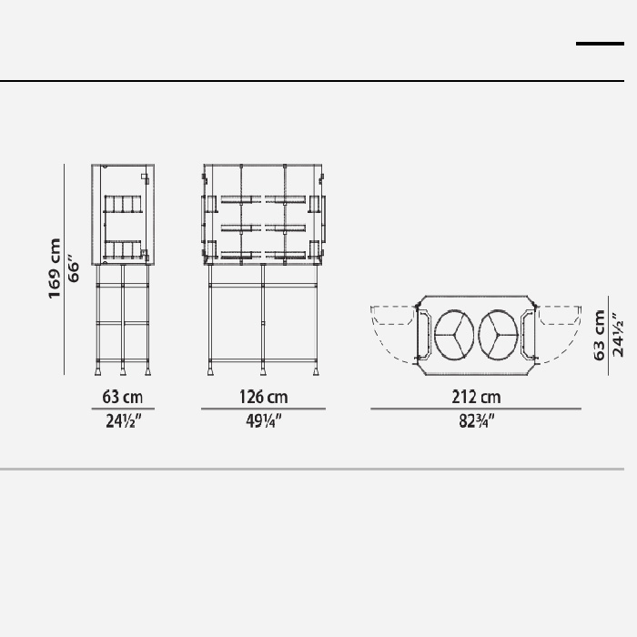 Float 玻璃黃銅酒櫃