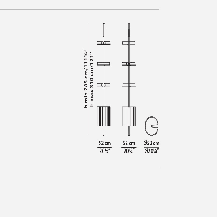  Ninfea 吸頂式書架