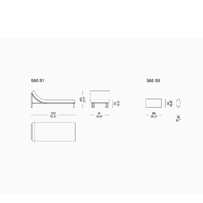 VIDALENTA 日光浴椅