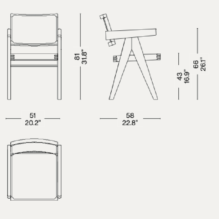 CAPITOL 扶手藤椅